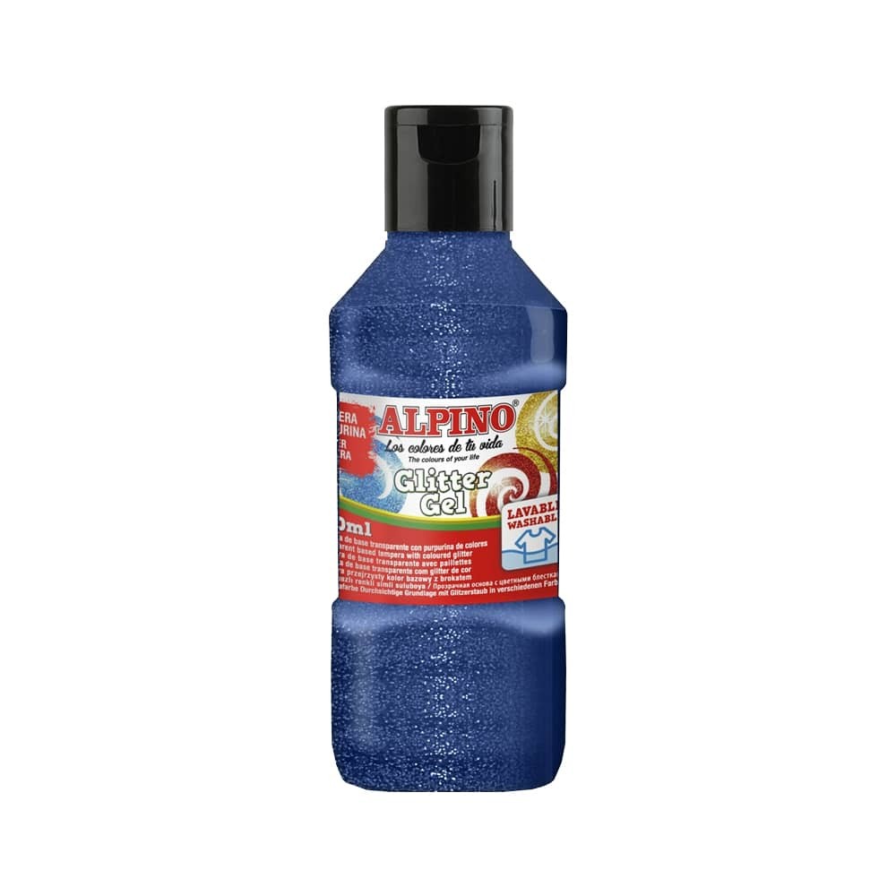 Alpino Suluboya Simli 250 ml Mavi