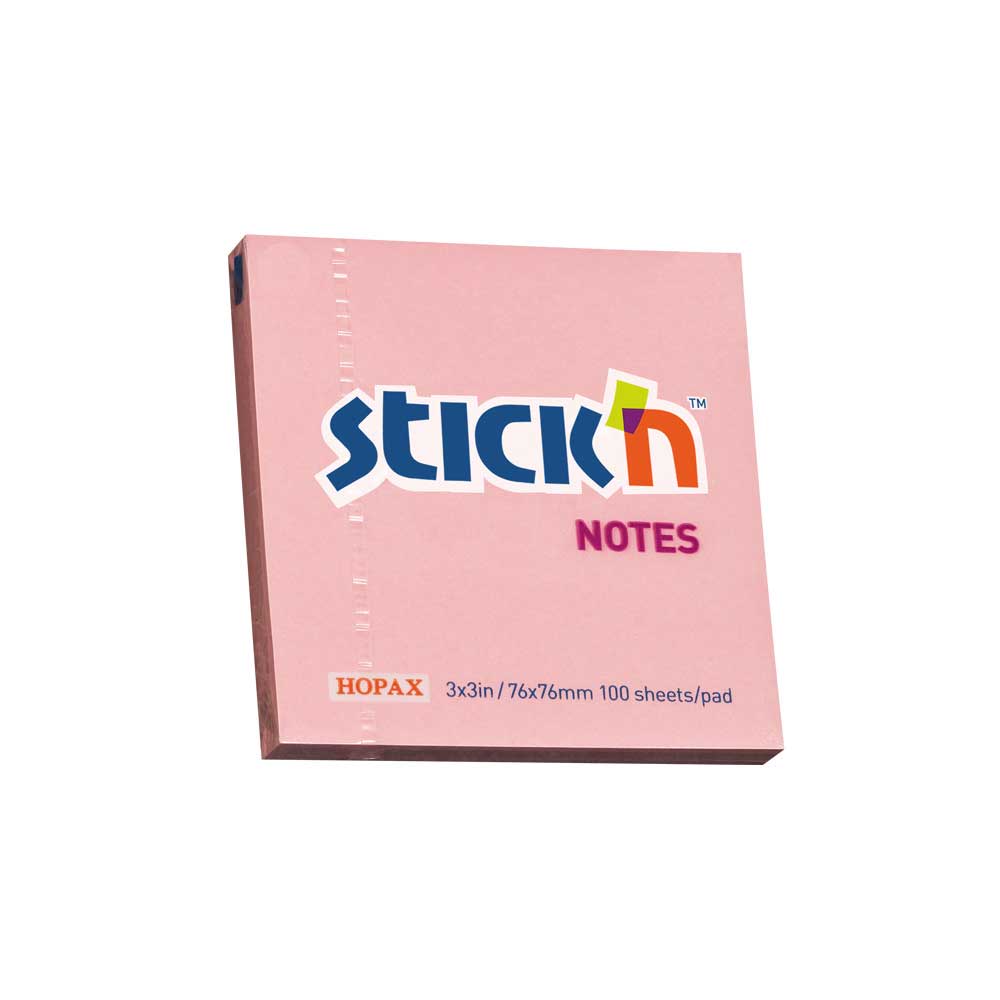 Gıpta Stickn 76x76 Pastel Pembe 100 Yaprak
