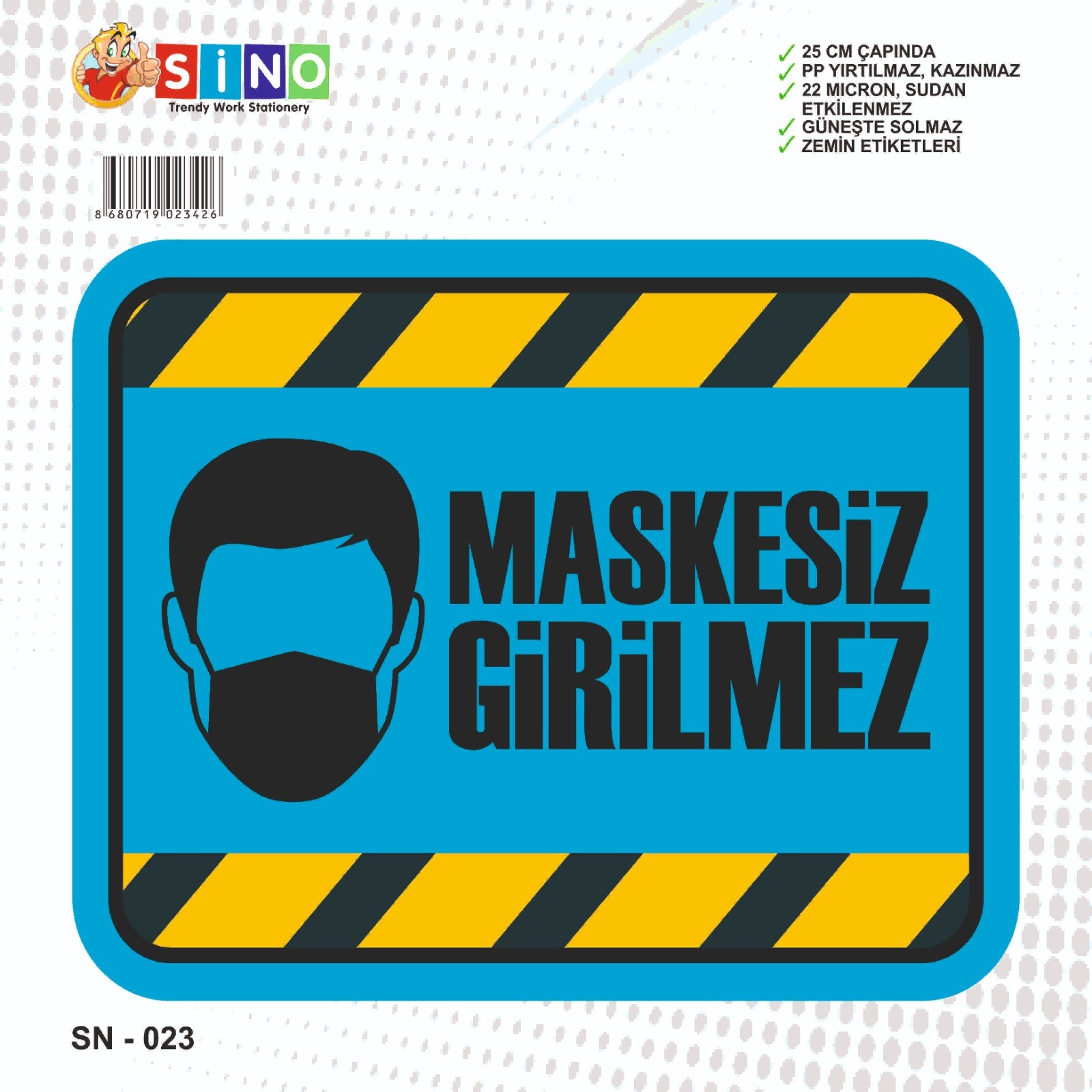 ZEMİN UYARI ETİKETİ
