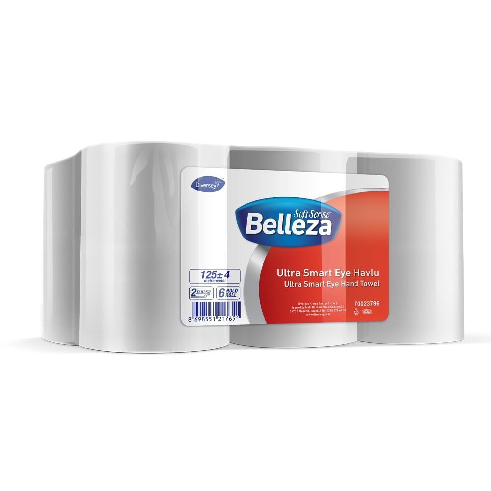 Belleza Sensörlü Ultra Smart Eye Havlu 125 mt x 6'lı