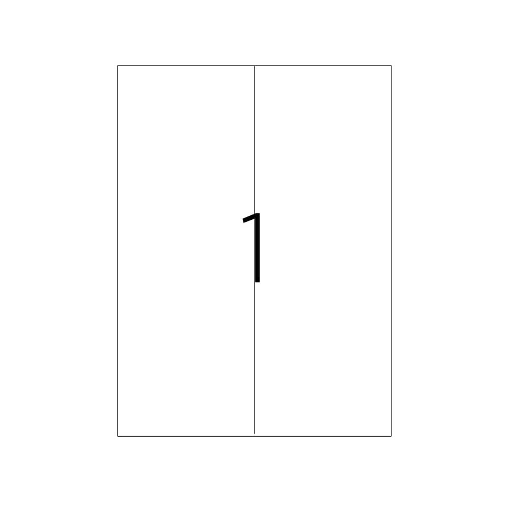 Tanex Laser Etiket 105x297 mm TW-2297