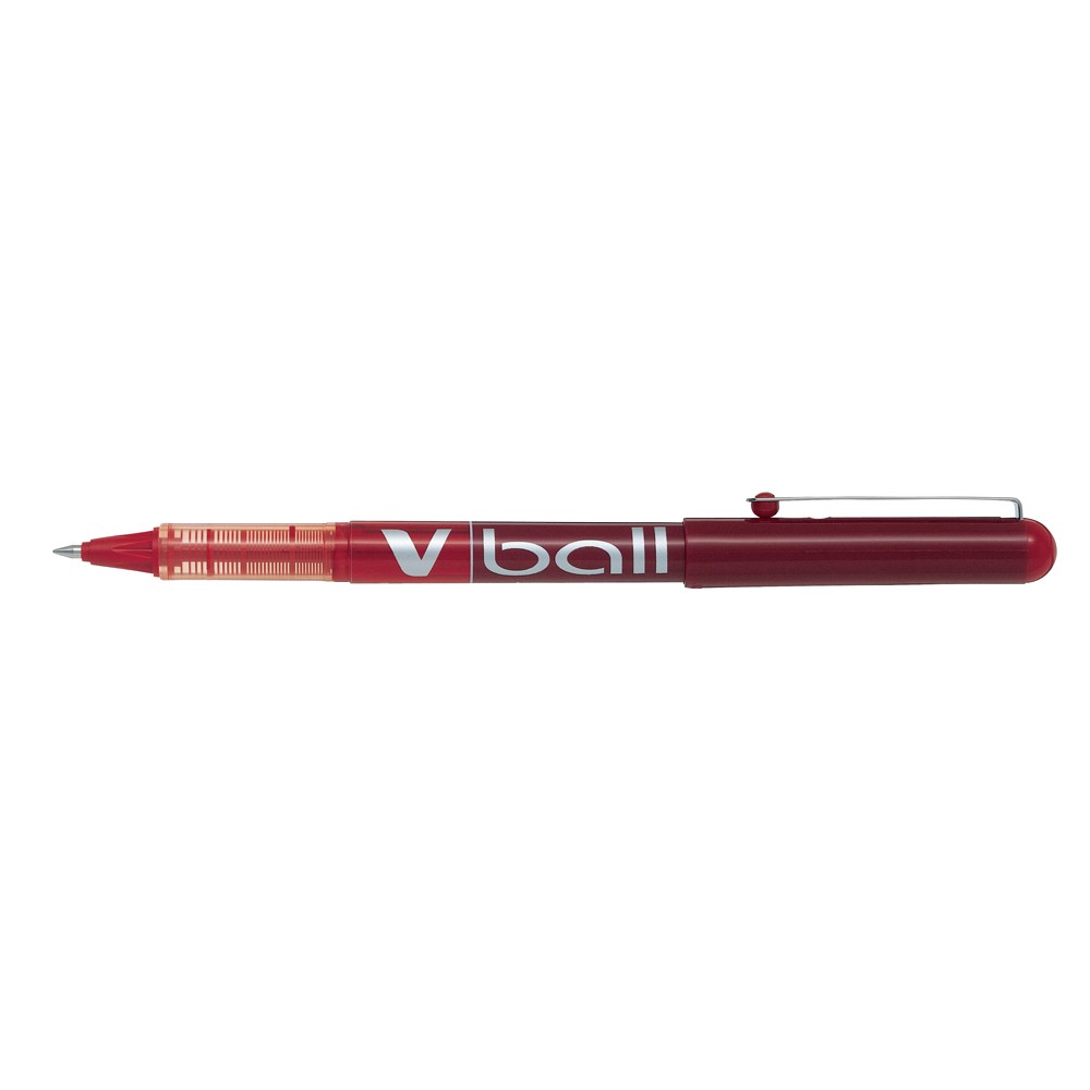 Pilot Roller Kalem V Ball Yuvarlak Uç 0.5 mm Kırmızı