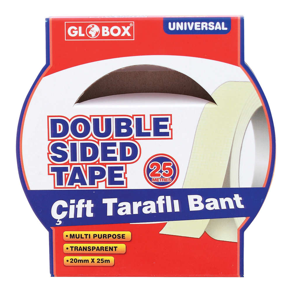 Globox Çift Taraflı Bant 20x25 m