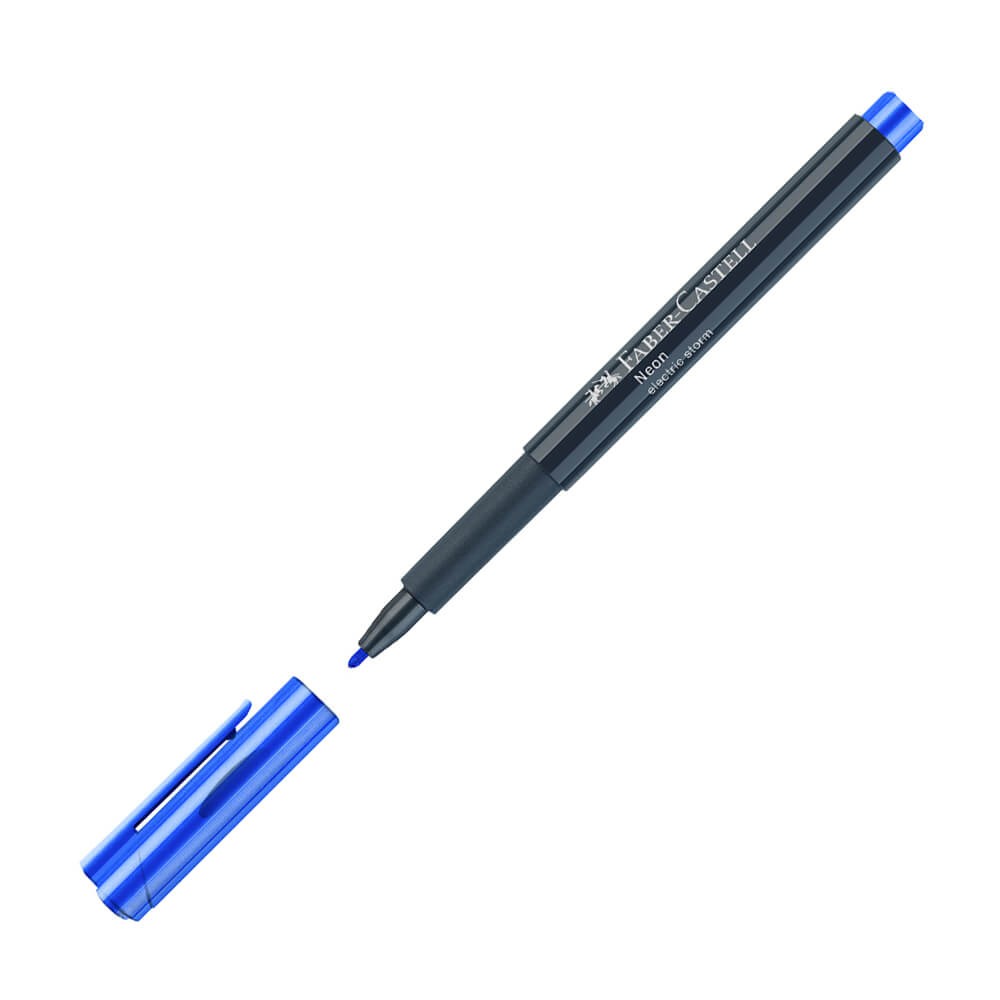 Faber-Castell Markör Neon Mavi