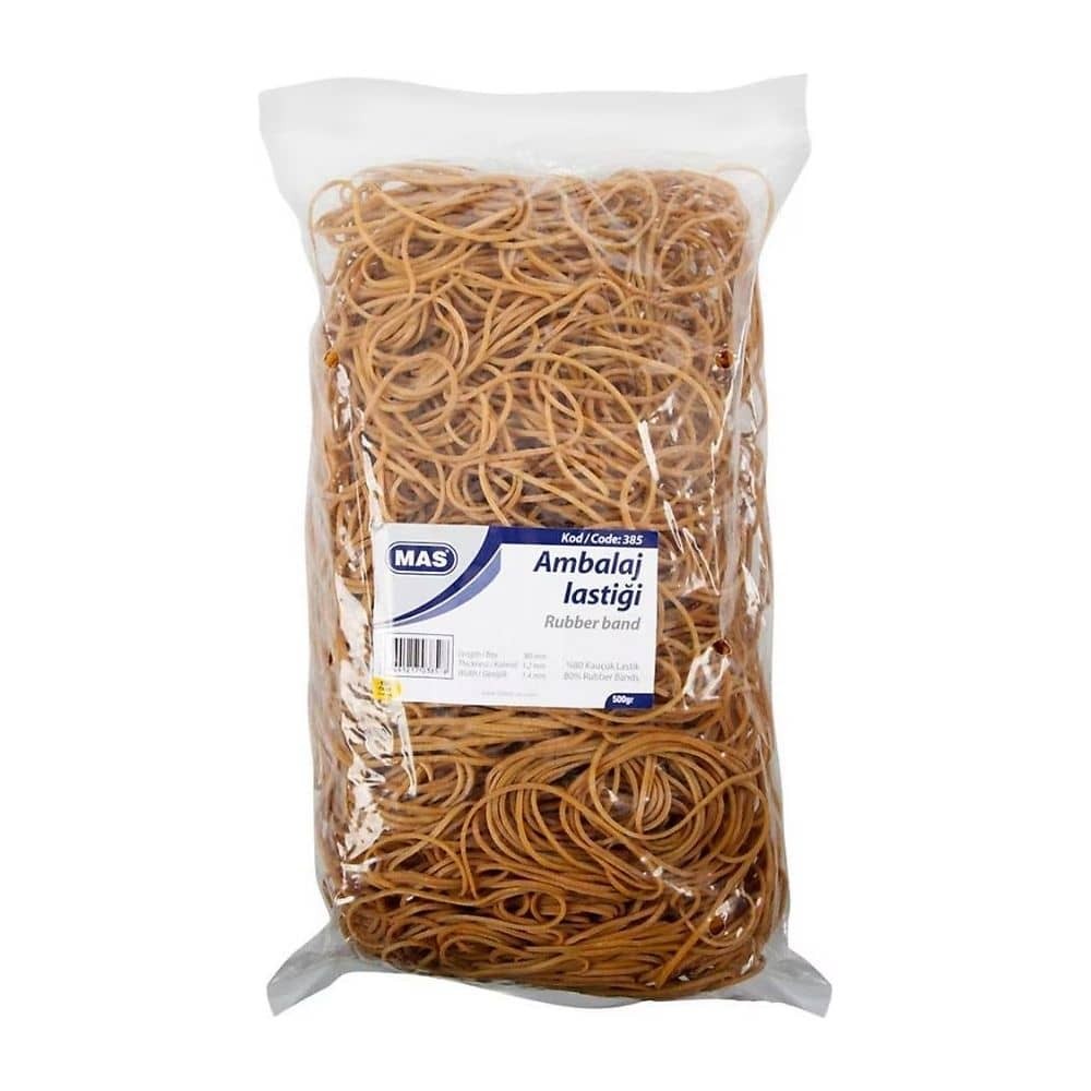 Mas Ambalaj Lastiği %80 Kauçuk 80 mm Çap 500 gr