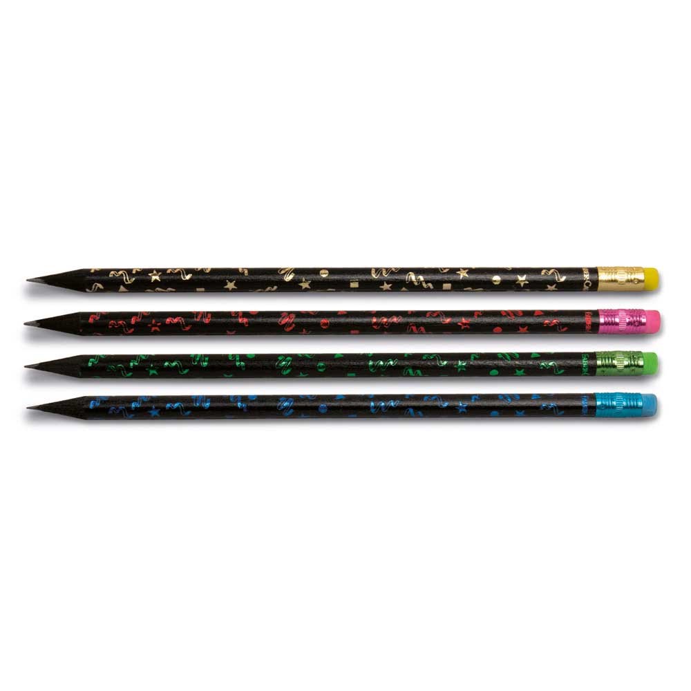 Faber-Castell Kurşun Kalem Lata Party Silgili Siyah