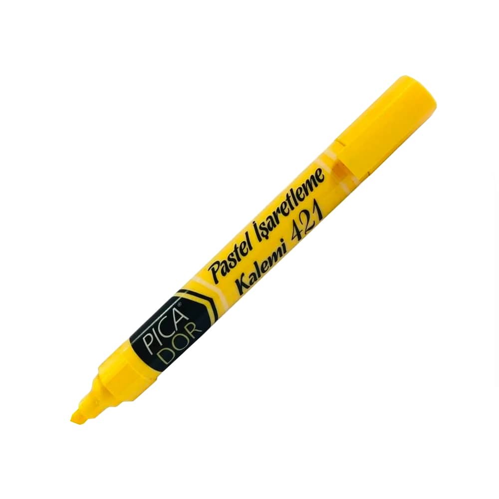 Picador Fosforlu Kalem 421 Pastel Sarı