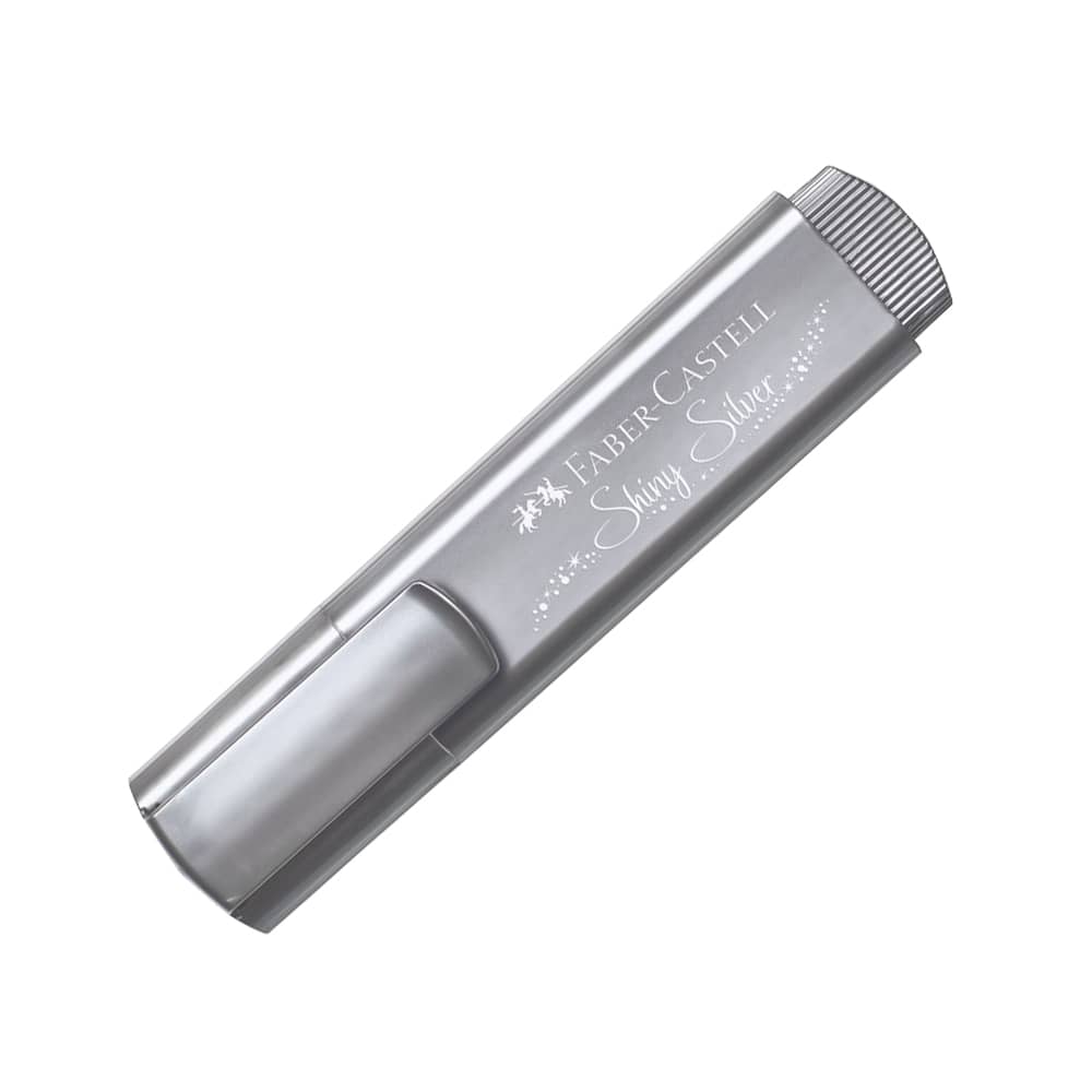 Faber-Castell Fosforlu Kalem 1546 Metalik Gümüş