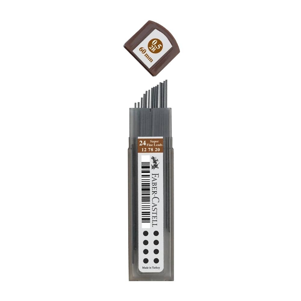 Faber-Castell Min Super Fine 0.5 mm 2B 60 mm 24 min