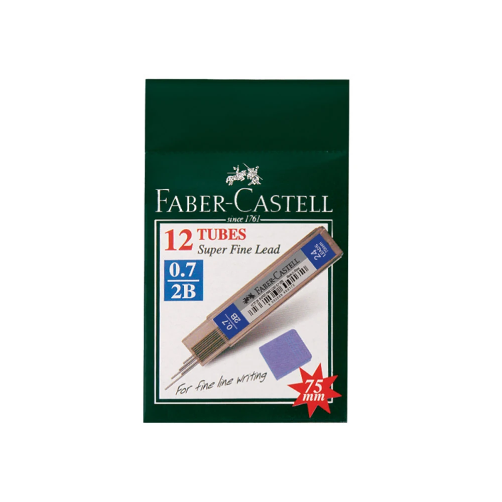 Faber-Castell Min Super Fine 2B Uç 0.5 mm 75 mm 24 min