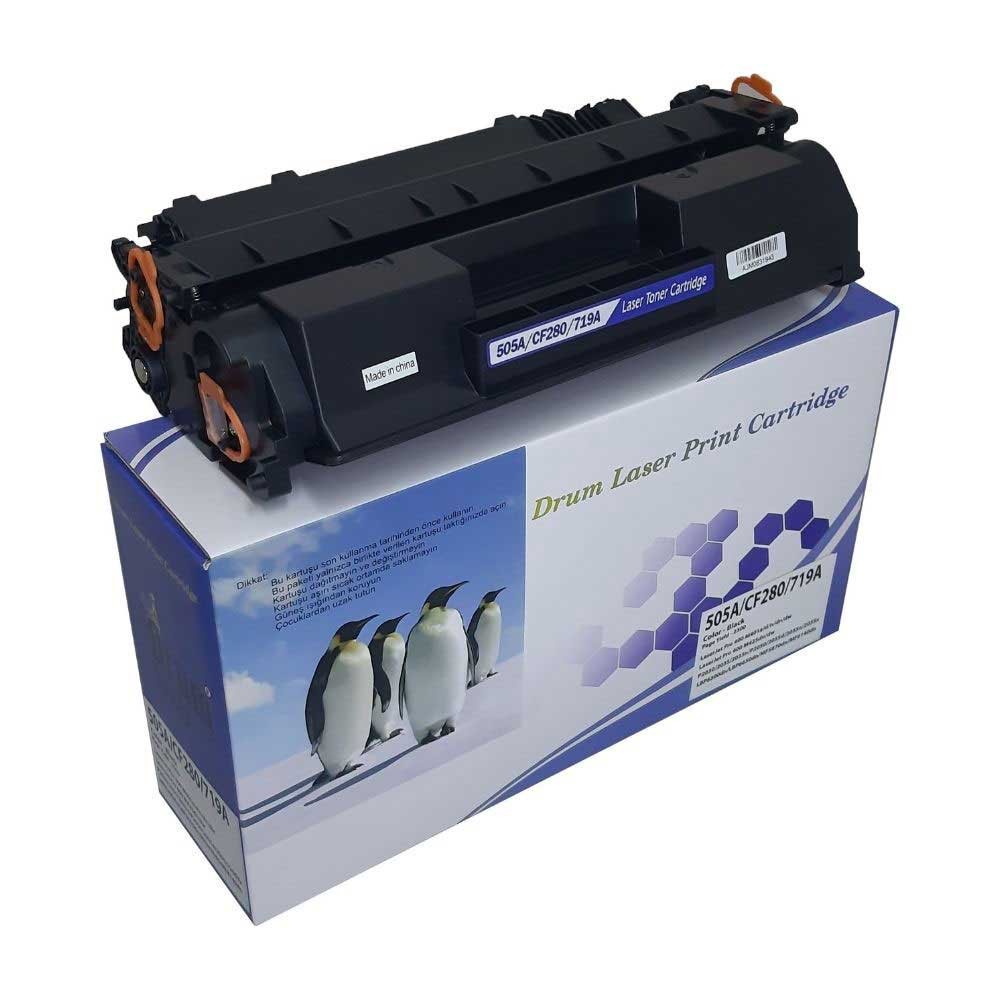 Tex Invest HP CE505A Canon CRG719 Toner Muadili siyah