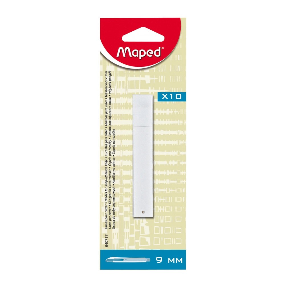 Maped Maket Bıçağı Yedeği 9 mm 10'lu