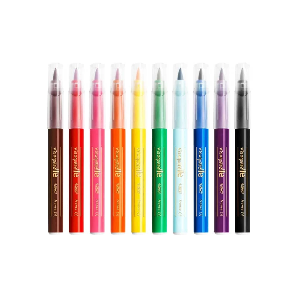 Bic Keçeli Kalem Fırça Uçlu 10'lu