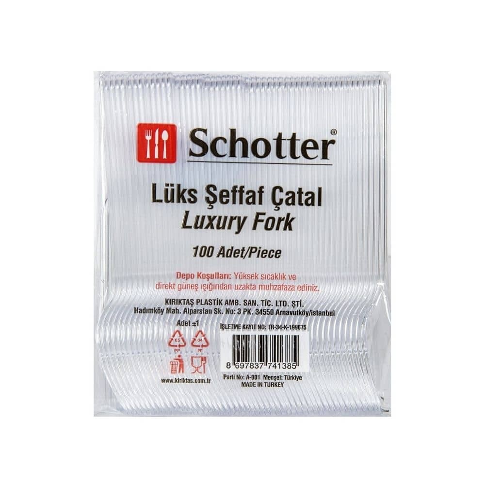 Schotter Lüks Çatal 100'lü