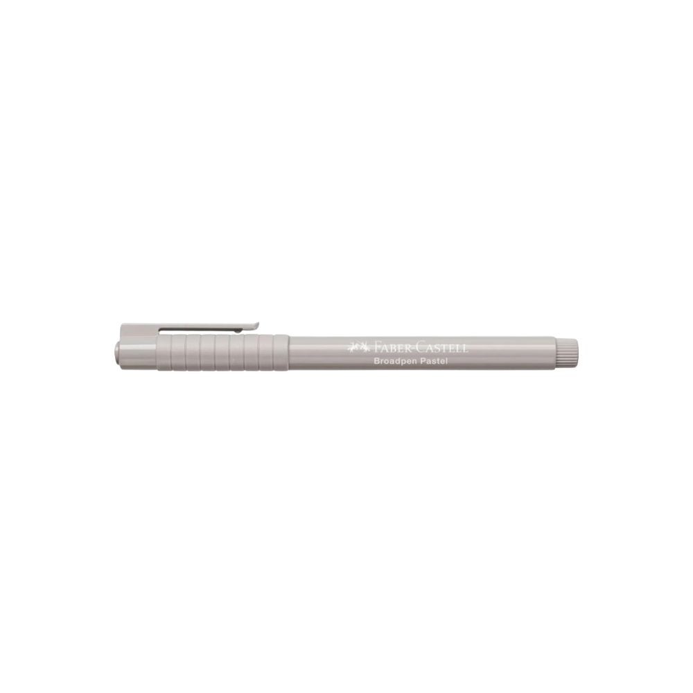 Faber-Castell Keçeli Kalem Broadpen 1554 İnce Uç 0.8 mm Pastel Gri