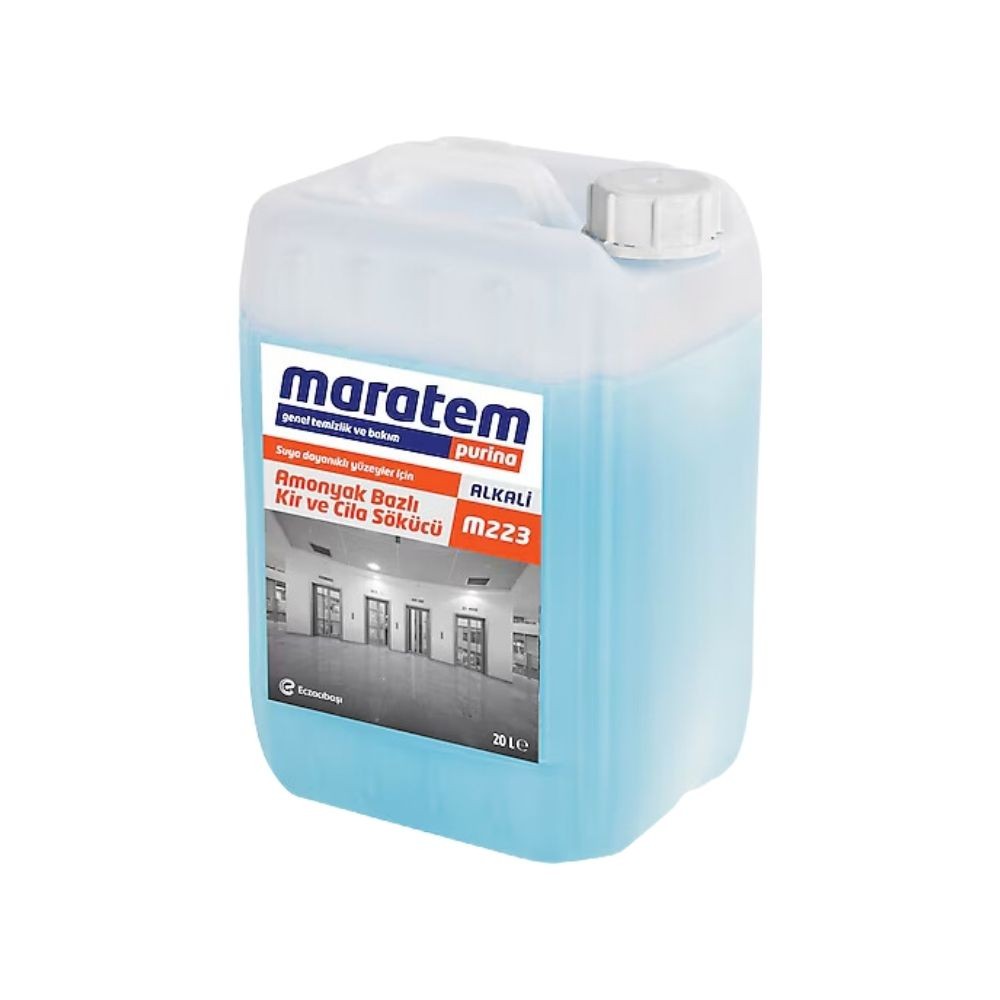 Maratem M223 Amonyak Bazlı Kir ve Cila Sökücü 20 lt