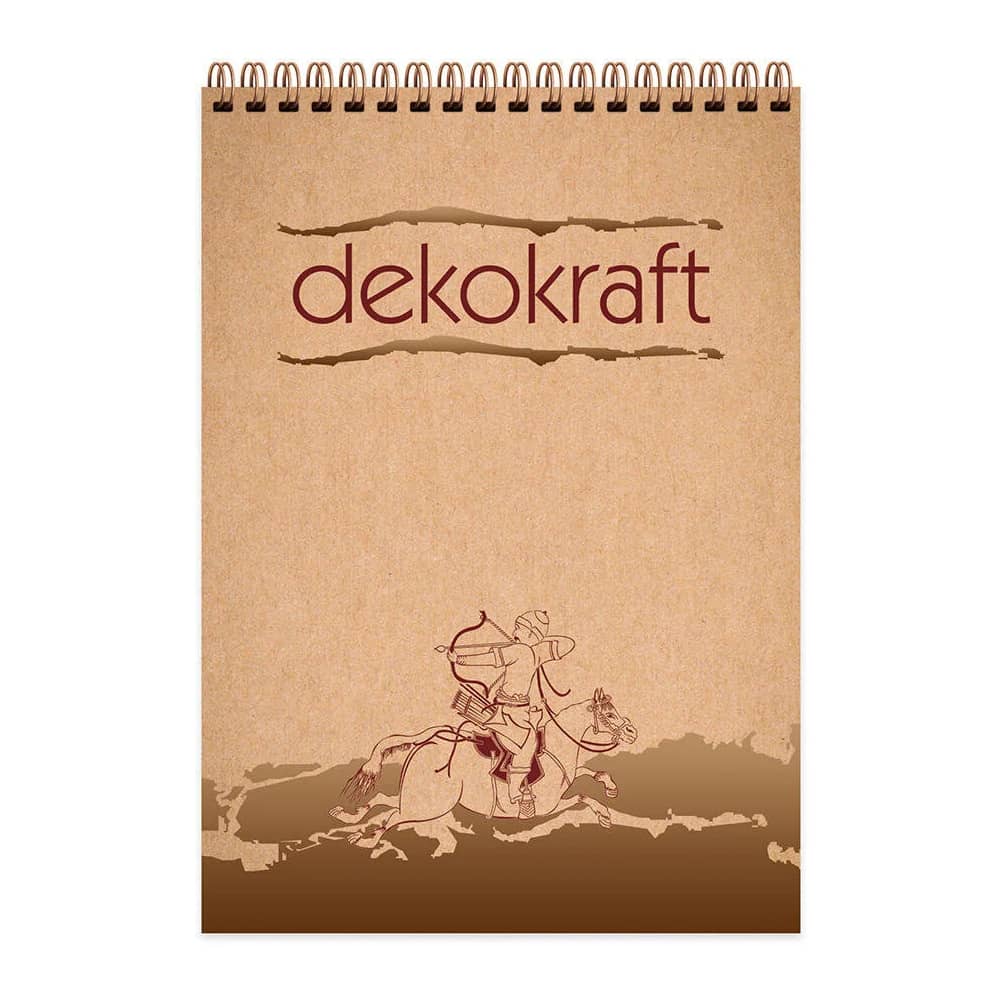 Keskin Color Bloknot Spiralli Dekokraft A4 100 Yaprak Çizgili