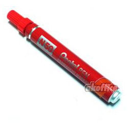 Pentel Markör Metal Gövde N 50 Yuvarlak Uç Kırmızı