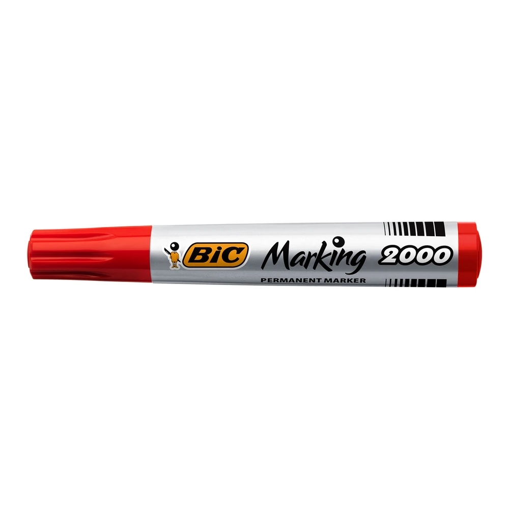 Bic Permanent Markör 2000 Yuvarlak Uç Kırmızı