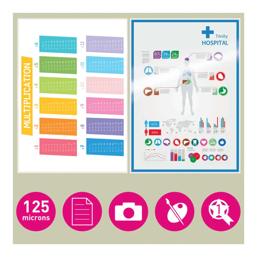 Leitz Laminasyon Filmi A3 125 Micron 25'li