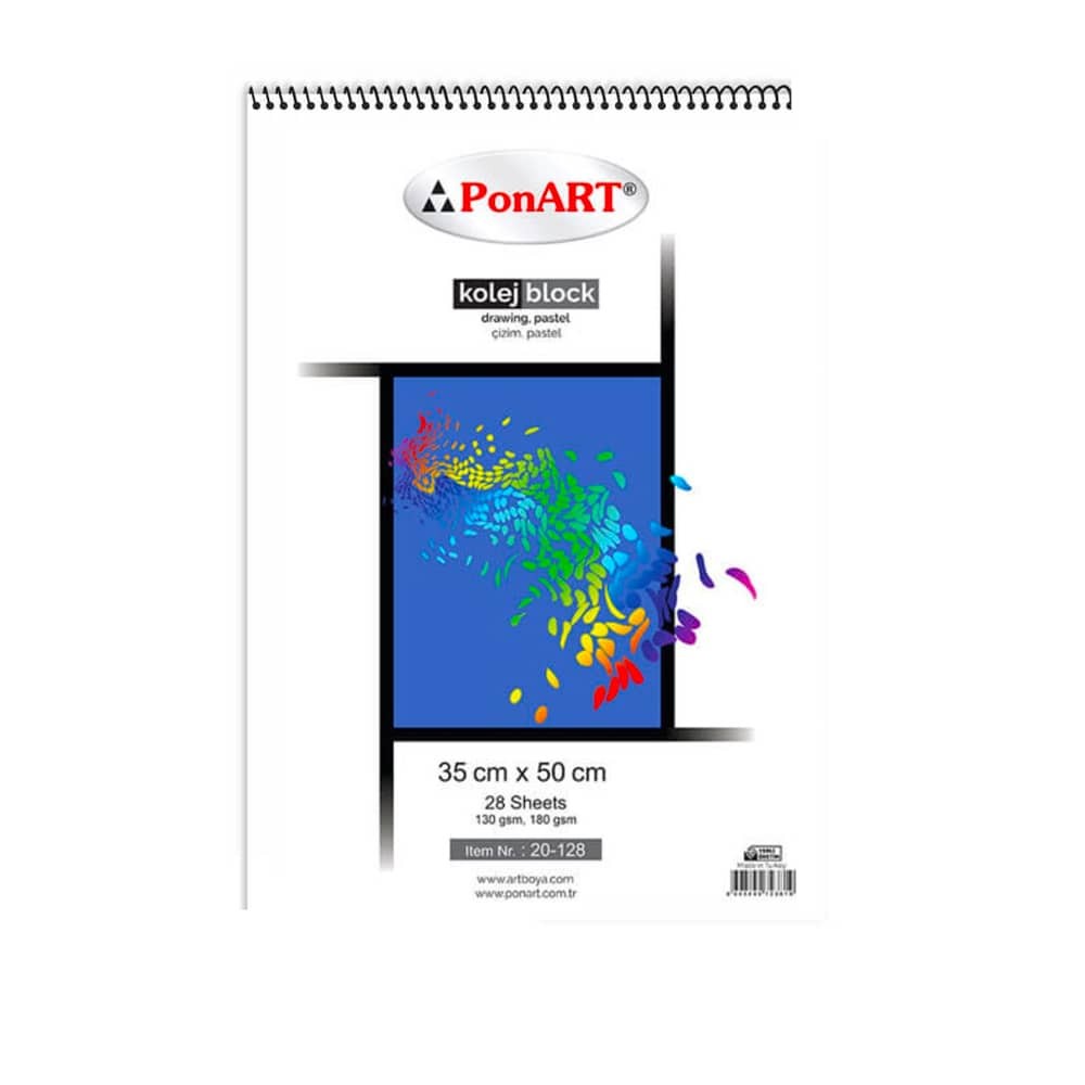 Ponart Kolej Block Resim Defteri 35x50 28 Yaprak 20 128