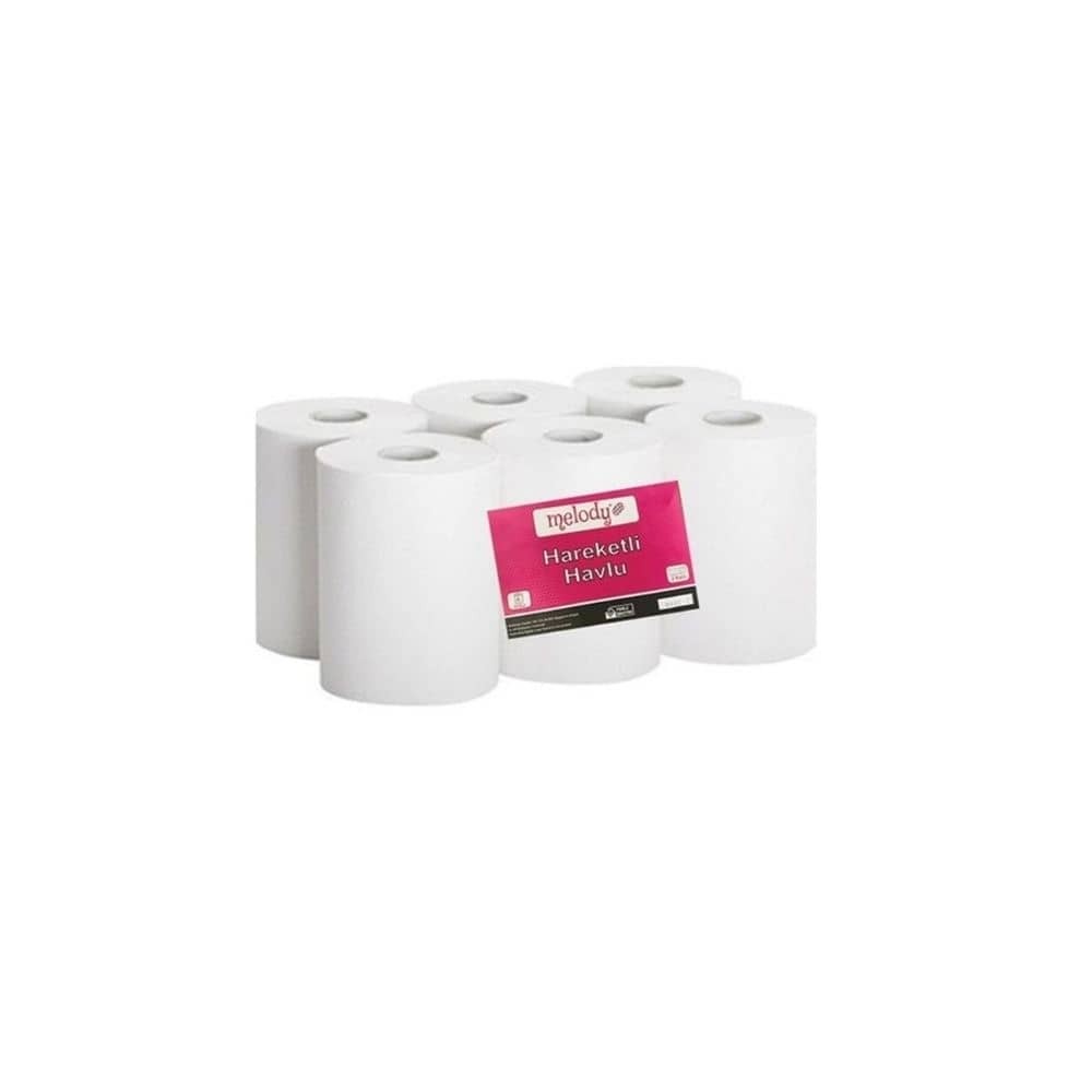 Melody Hareketli Makine Havlusu 21 cm 3.5 kg 6'lı