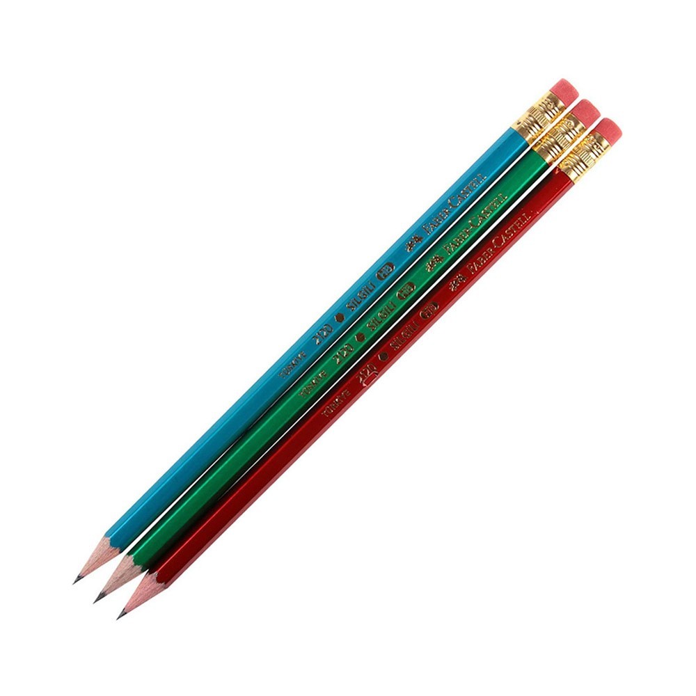 Faber Kurşun Kalem 2120 Köşeli Silgili