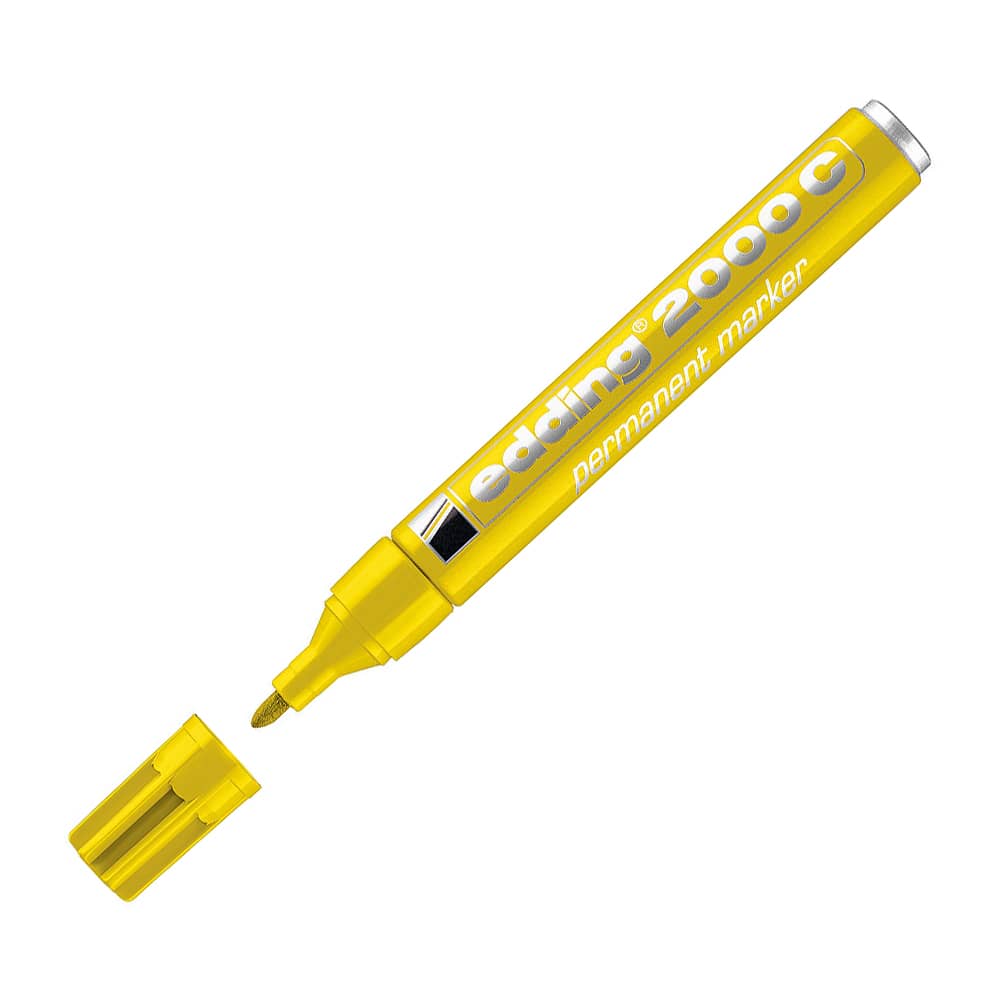 Edding Permanent Markör Yuvarlak Uç 1.5-3 mm Sarı