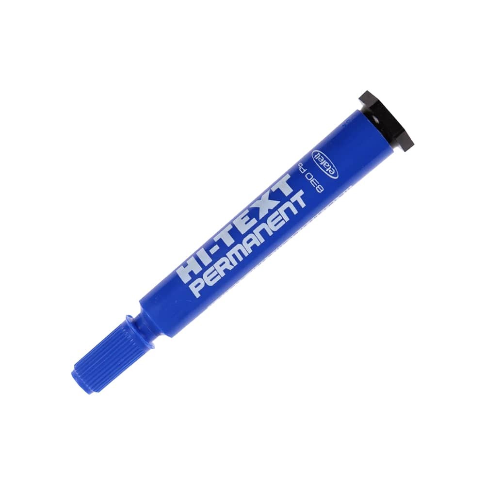 Hi-Text Permanent Markör 830PB Yuvarlak Uç Mavi
