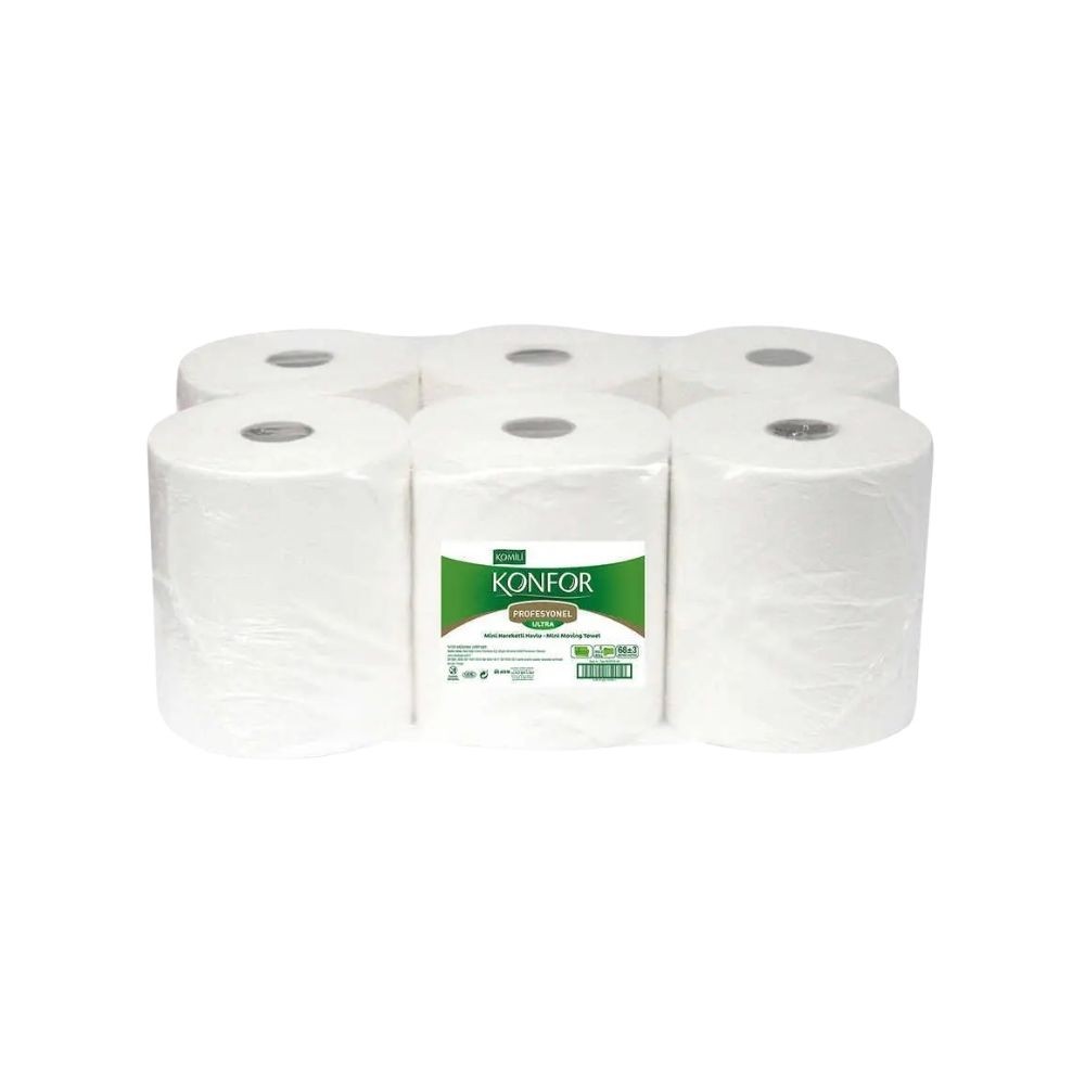 Melody Hareketli Makine Havlusu 21 cm 4 kg 6'lı