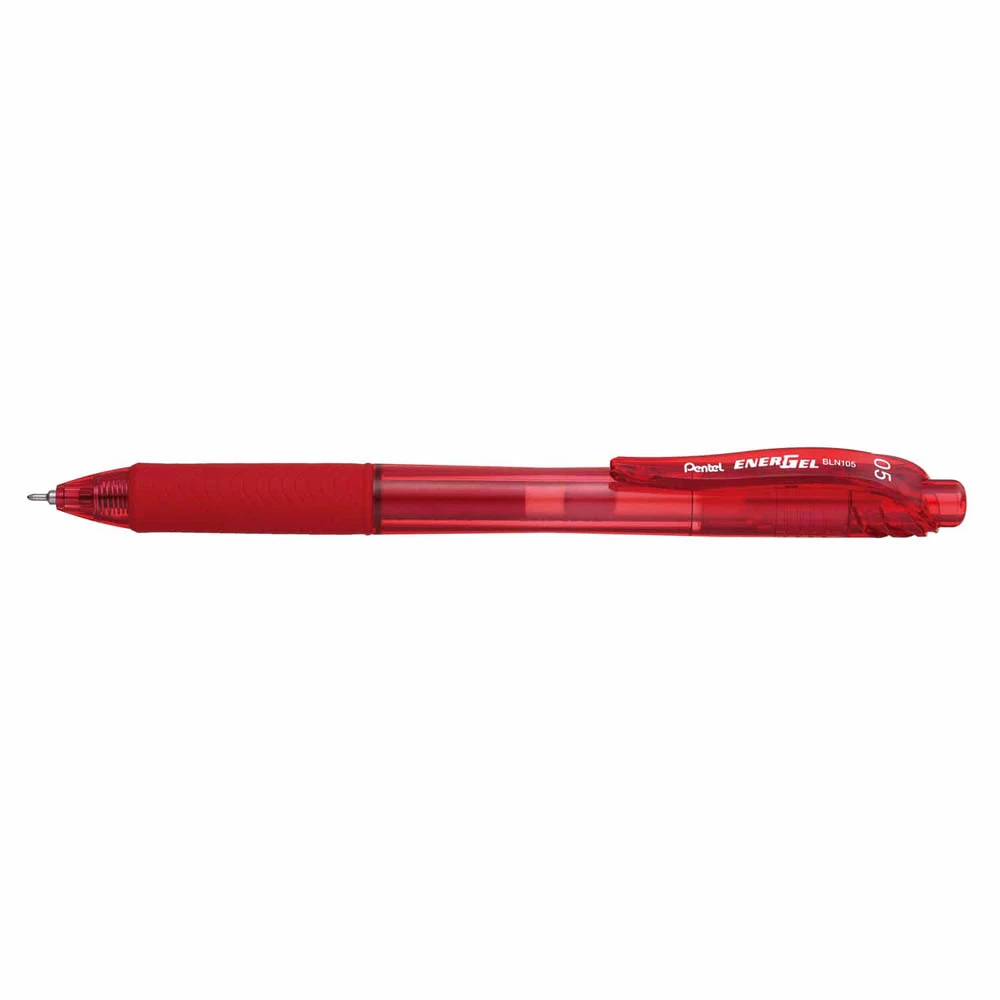 Pentel Roller Kalem Jel Energel-X 0.5 mm Kırmızı