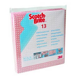 Scotch-Brite Temizlik Bezi Kareli Kırmızı 10'lu