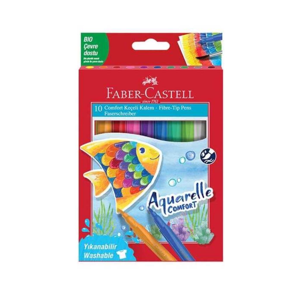 Faber-Castell Keçeli Kalem Comfort Aquarelle 10'lu