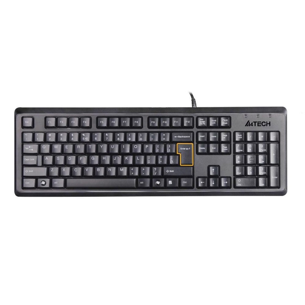 A4 Tech Klavye USB Q Siyah