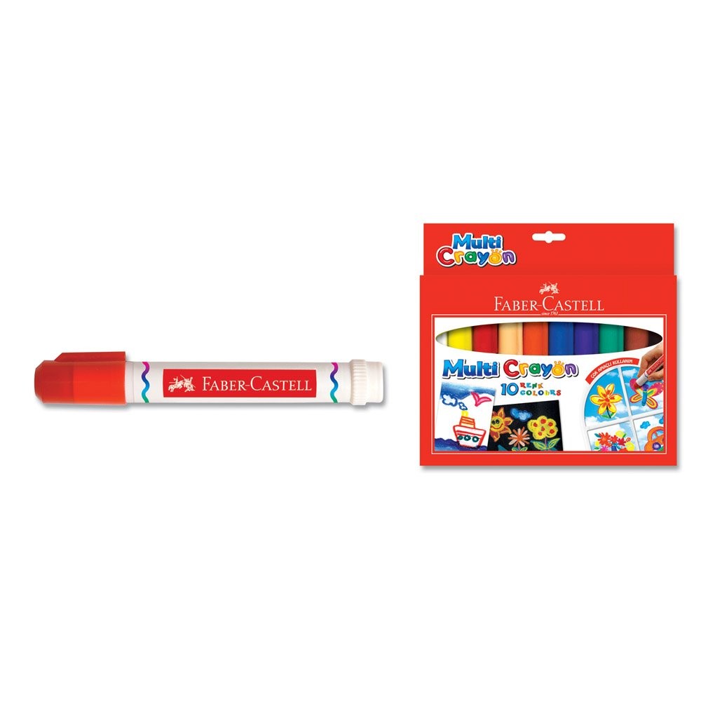 Faber-Castell Multi Crayon Pastel Boya 10'lu