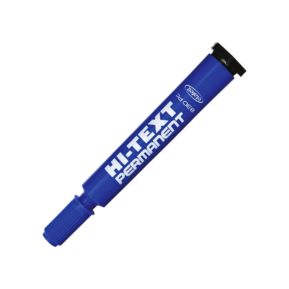 Hi-Text Permanent Markör 830PC Kesik Uç Mavi