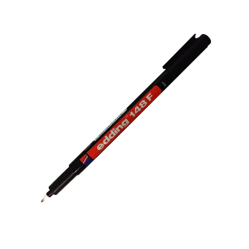 Edding Asetat Kalemi Silgili Yuvarlak Uç 0.6 mm Siyah