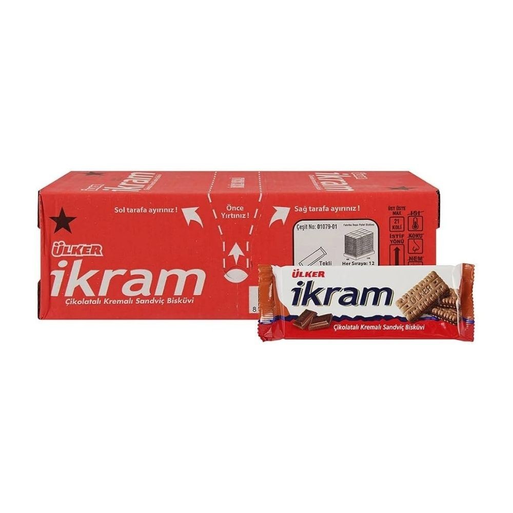 Ülker İkram Çikolatalı 84 gr 24'lü