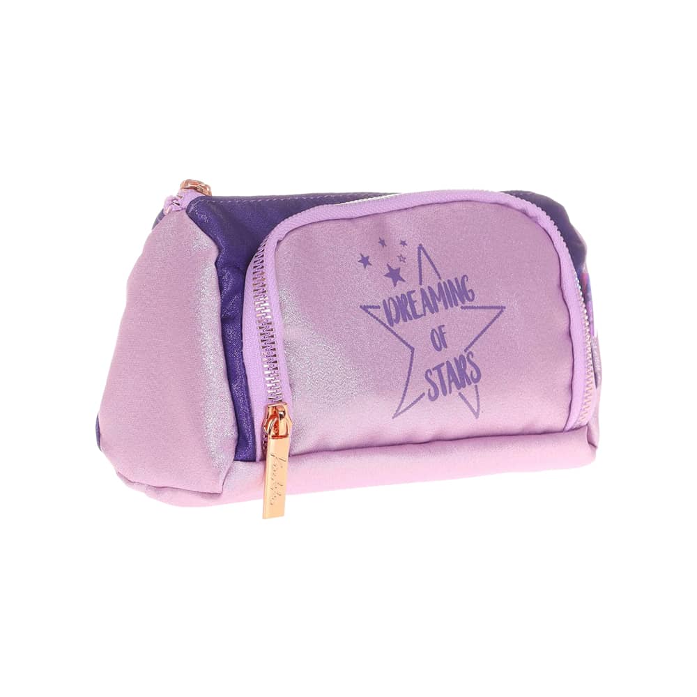 Kaukko Kalem Çantası Sparkle Plump Mor K2524