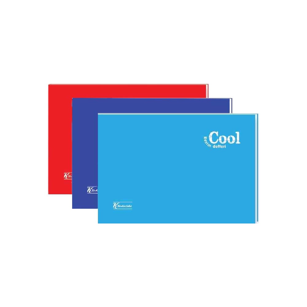 Keskin Color Resim Defteri Cool Tel Dikiş Pp Kapak 25x35 24 Yaprak