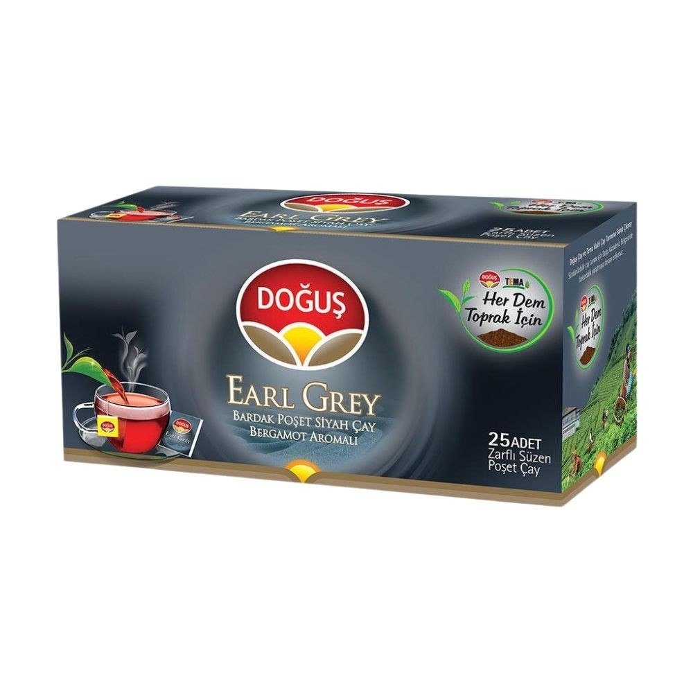Doğuş Çay Earl Grey Bardak Poşet 2 gr 25'li