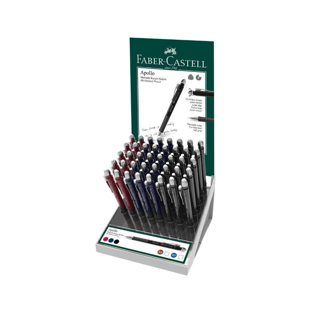 Faber-Castell Versatil Kalem Apollo 0.7 Klasik Renkler 40'lı
