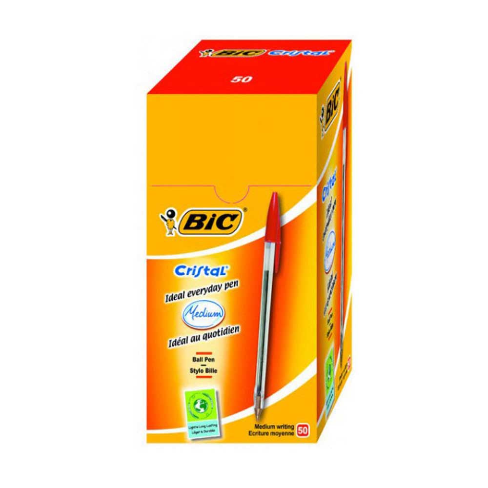 Bic Tükenmez Kalem Cristal Medium 1.0 mm Kırmızı