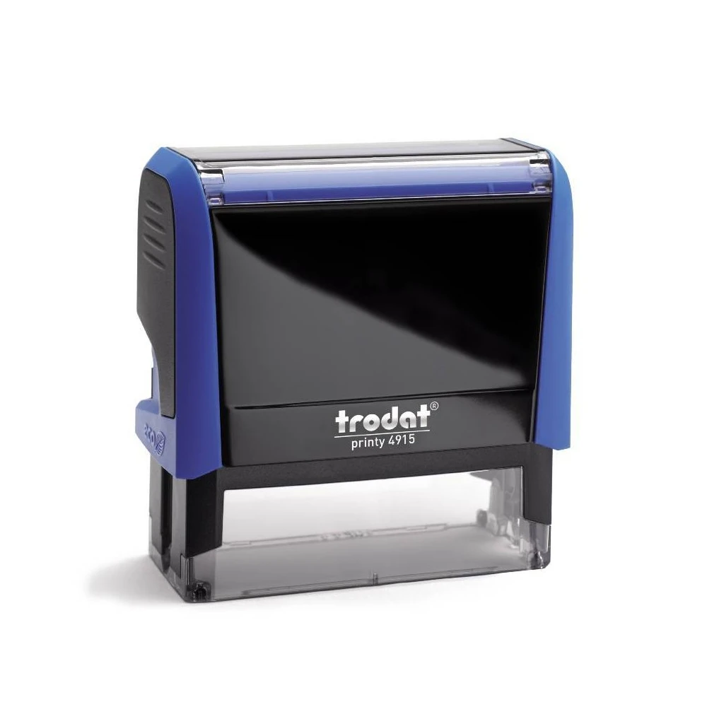 Trodat Otomatik Kaşe 4915 P4 Mavi Gövde – Mavi Keçe