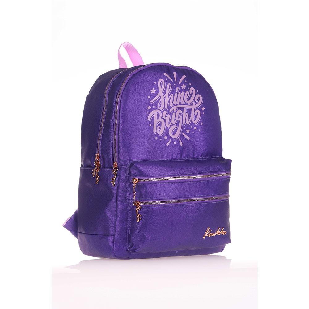 Kaukko Sırt Çantası Sparkle Mor K1563