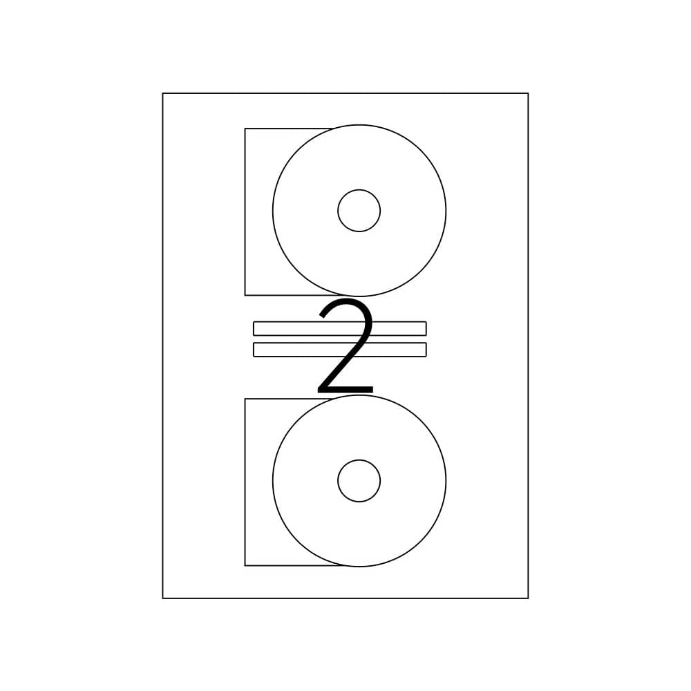 Tanex Laser Etiket 116x41 mm CD TW-2116