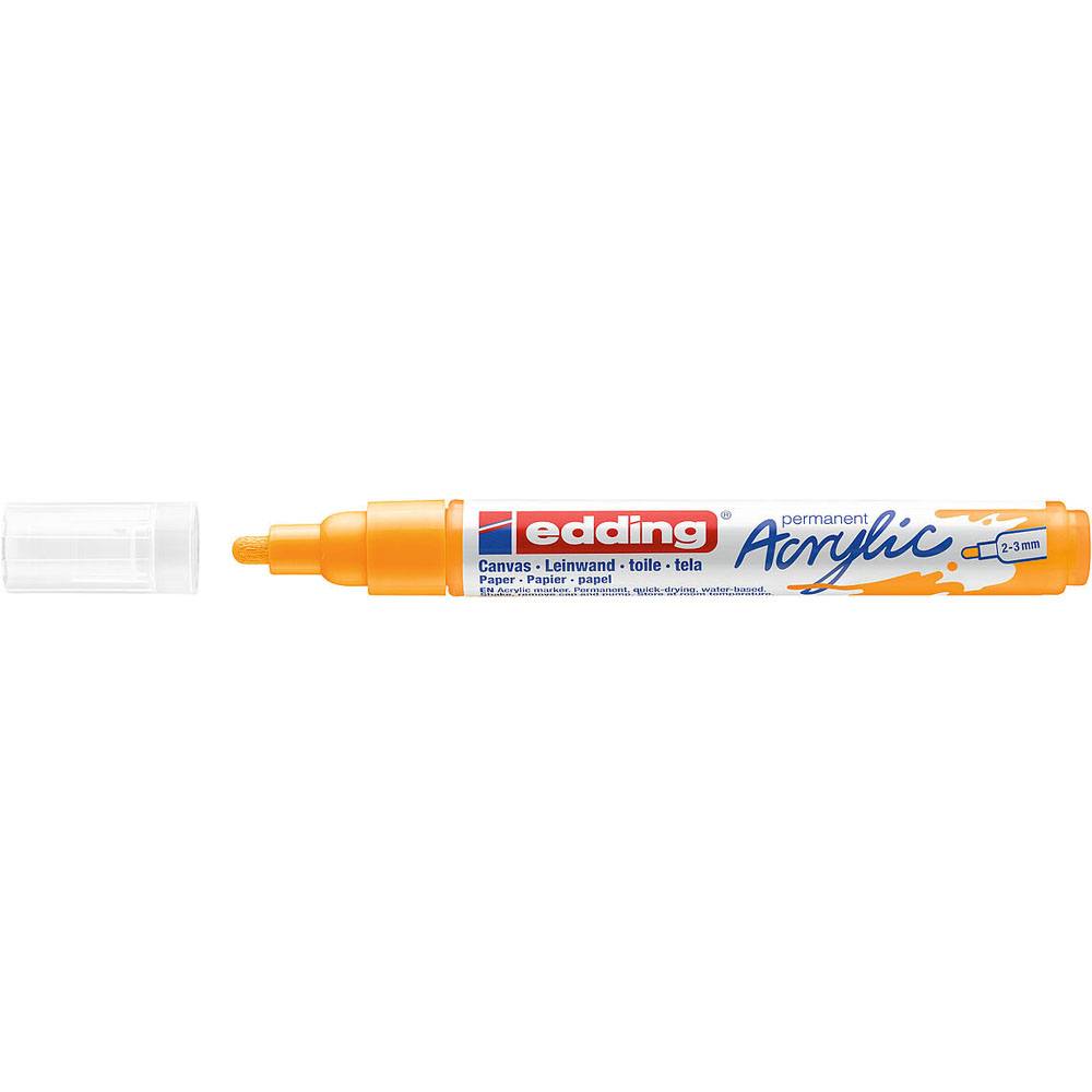 Edding 5100 Akrilik Markör Orta Uçlu Güneş Sarısı