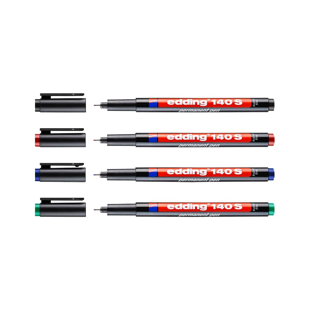 Edding Asetat Kalemi 0.3 mm Set Karışık 4'lü