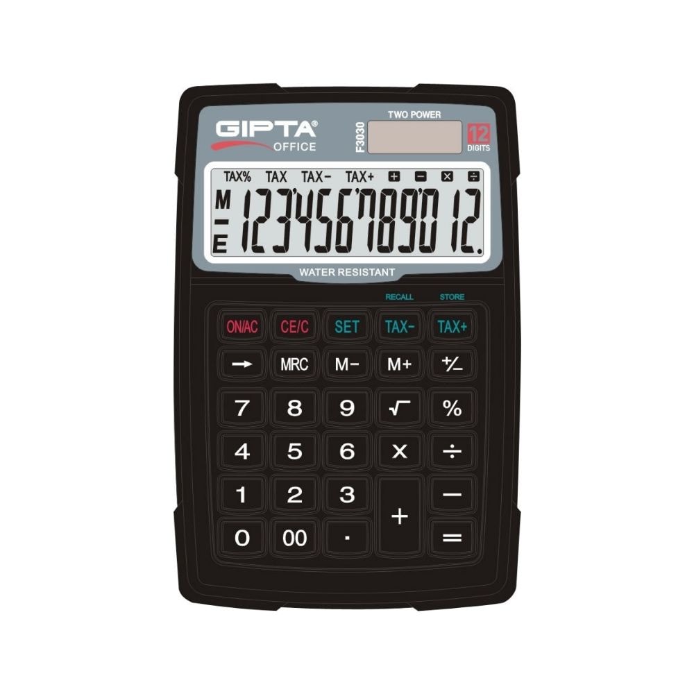 Gıpta Hesap Makinesi 12 Hane Digit Masa Tipi