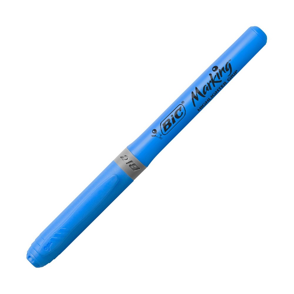 Bic Fosforlu Kalem Brite Liner Grip Kalem Tipi Mavi
